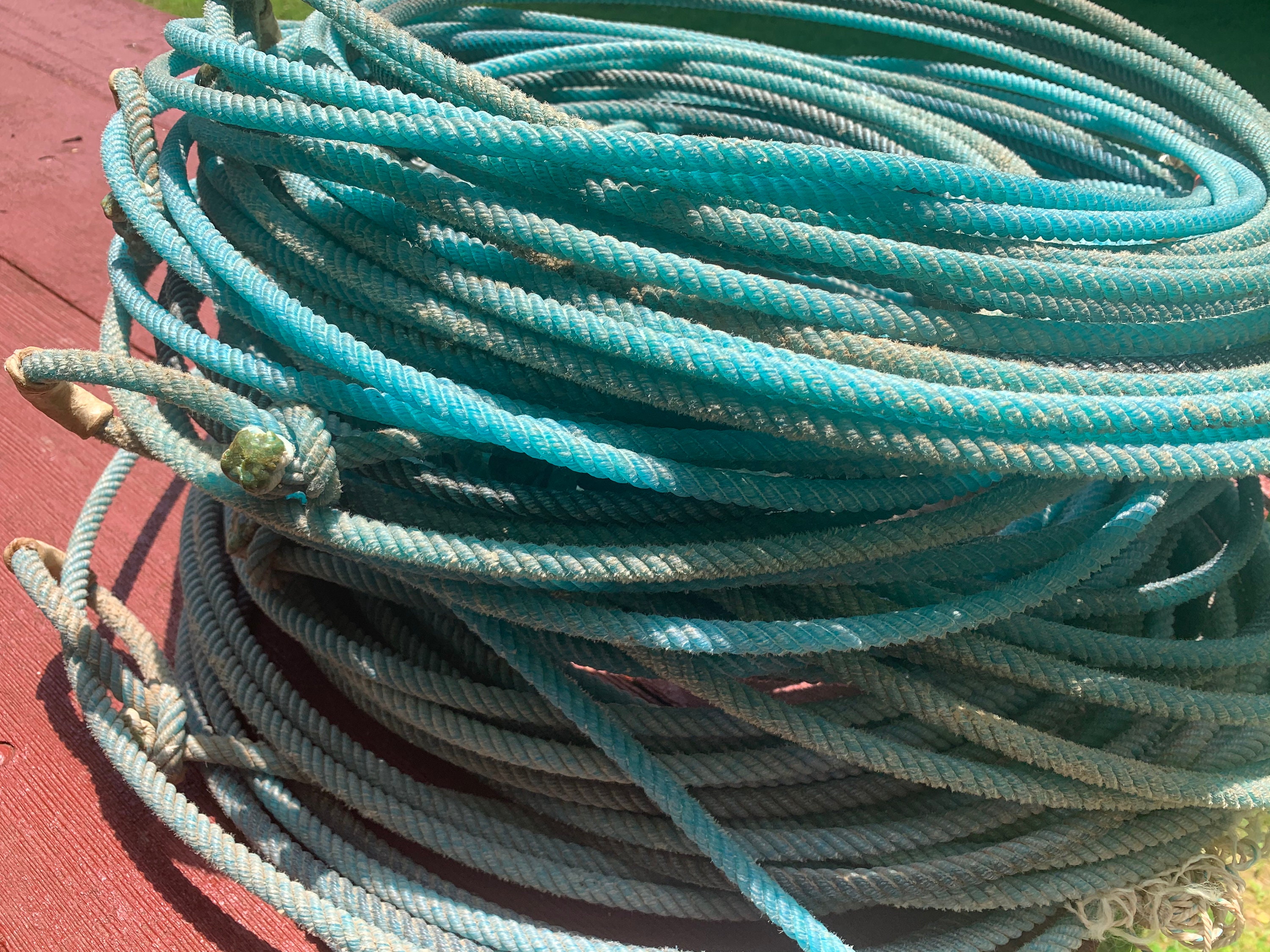 Real Used Cowboy Lariat-Lasso Rope-Western Decor-Farmhouse Decor-Rope Material For Crafts-Multiple Colors Available-