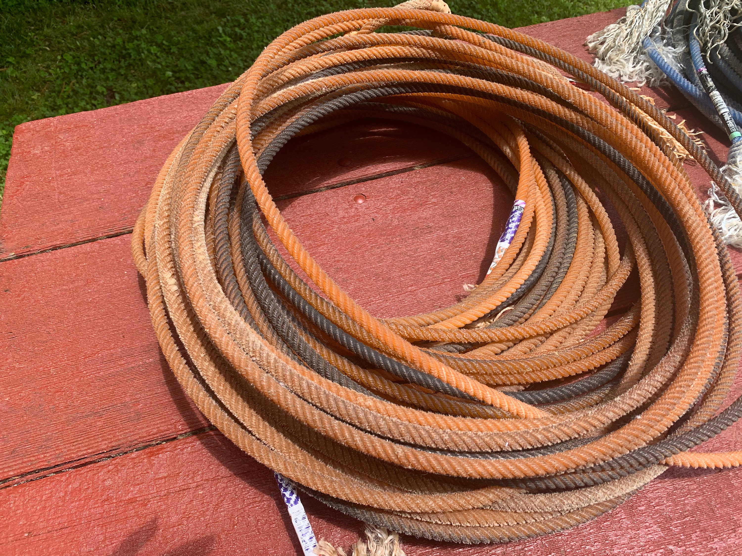 Real Used Cowboy Lariat-Lasso Rope-Western Decor-Farmhouse Decor-Rope Material For Crafts-Multiple Colors Available-