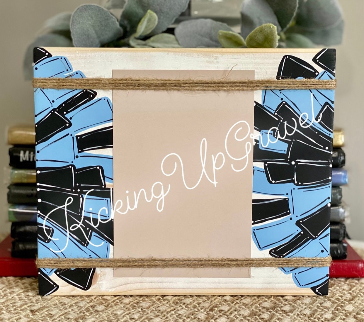 Cheer-leading Picture Frame, Dance Team Frame, Coach Gift, Team Gift, Sports Frame, Block Picture Frame, Custom Frame, Sing, Pom