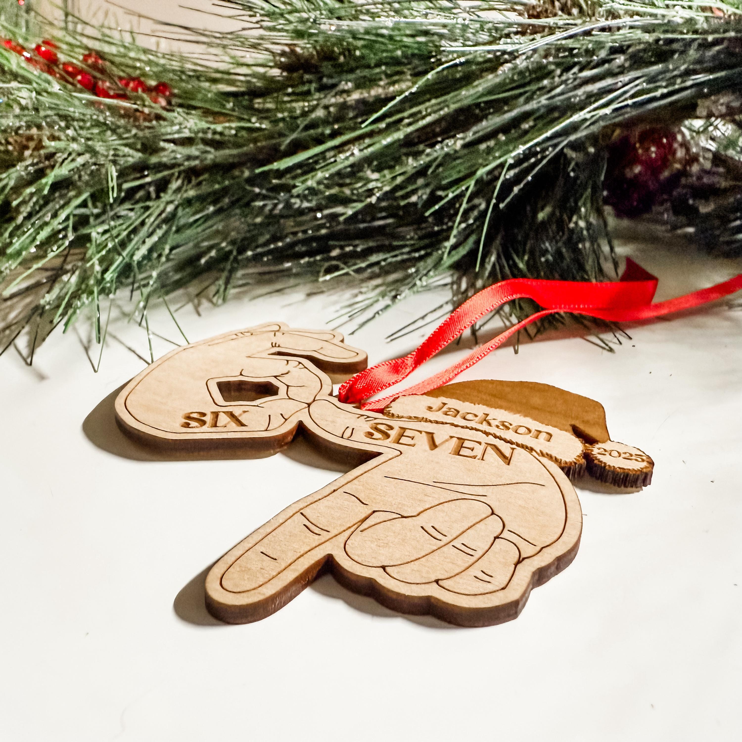 Viral 67 Ornament, Six Seven Ornament, Personalized Ornament,Gift For Teen,Funny Teen Gift, Grandkid Gift, Gen Alpha Humor, 67 Meme Ornament