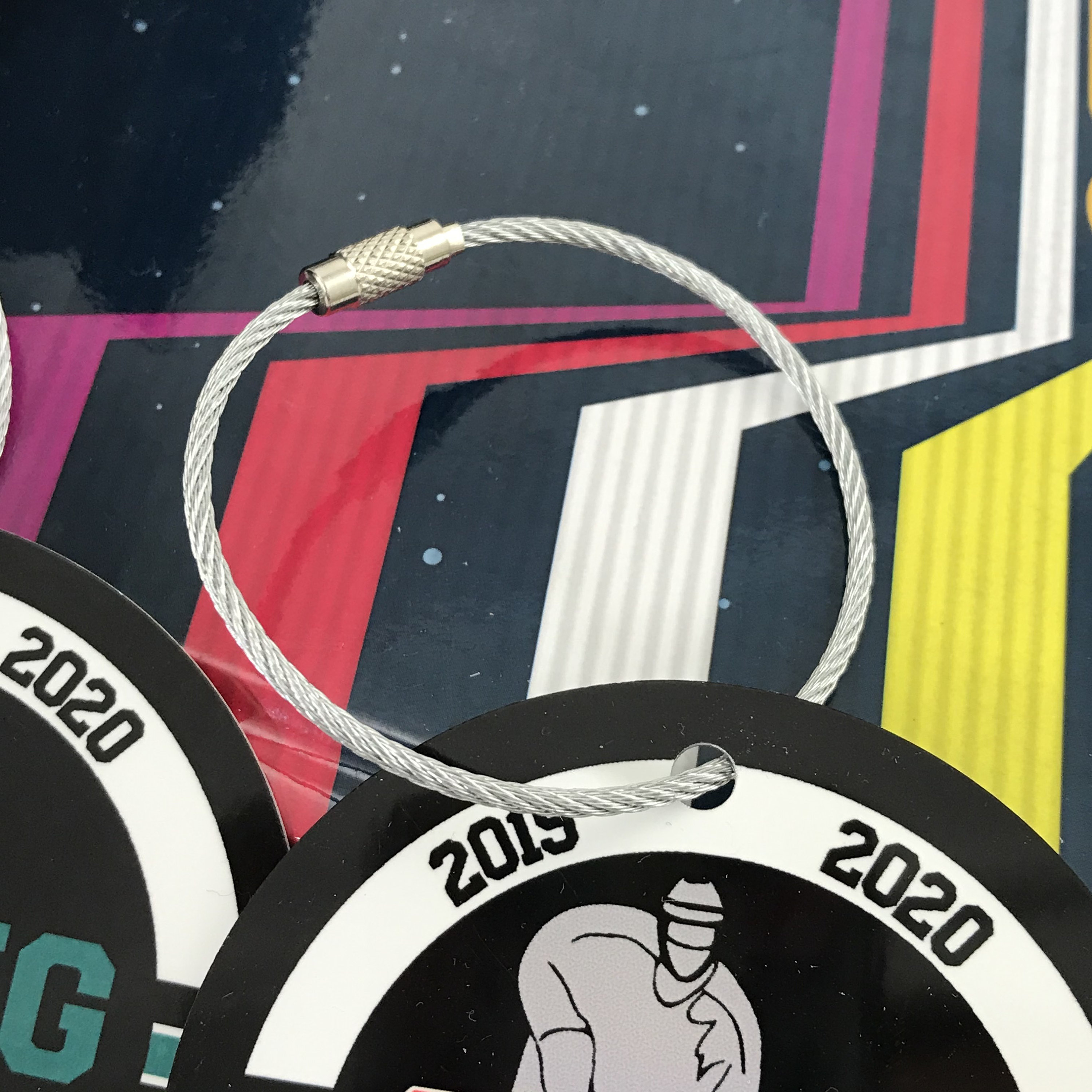 Personalized Ice Hockey Bag Tag: Two Sided Aluminum