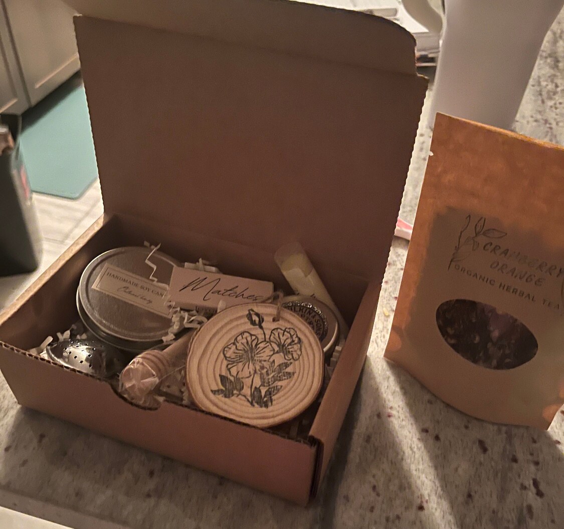 Thank You Gift Basket, Thank You Gifts for Women, Thank You Gift Box For Friend, Thank You Gift Coworker Spa Gift Basket,  tea gift box