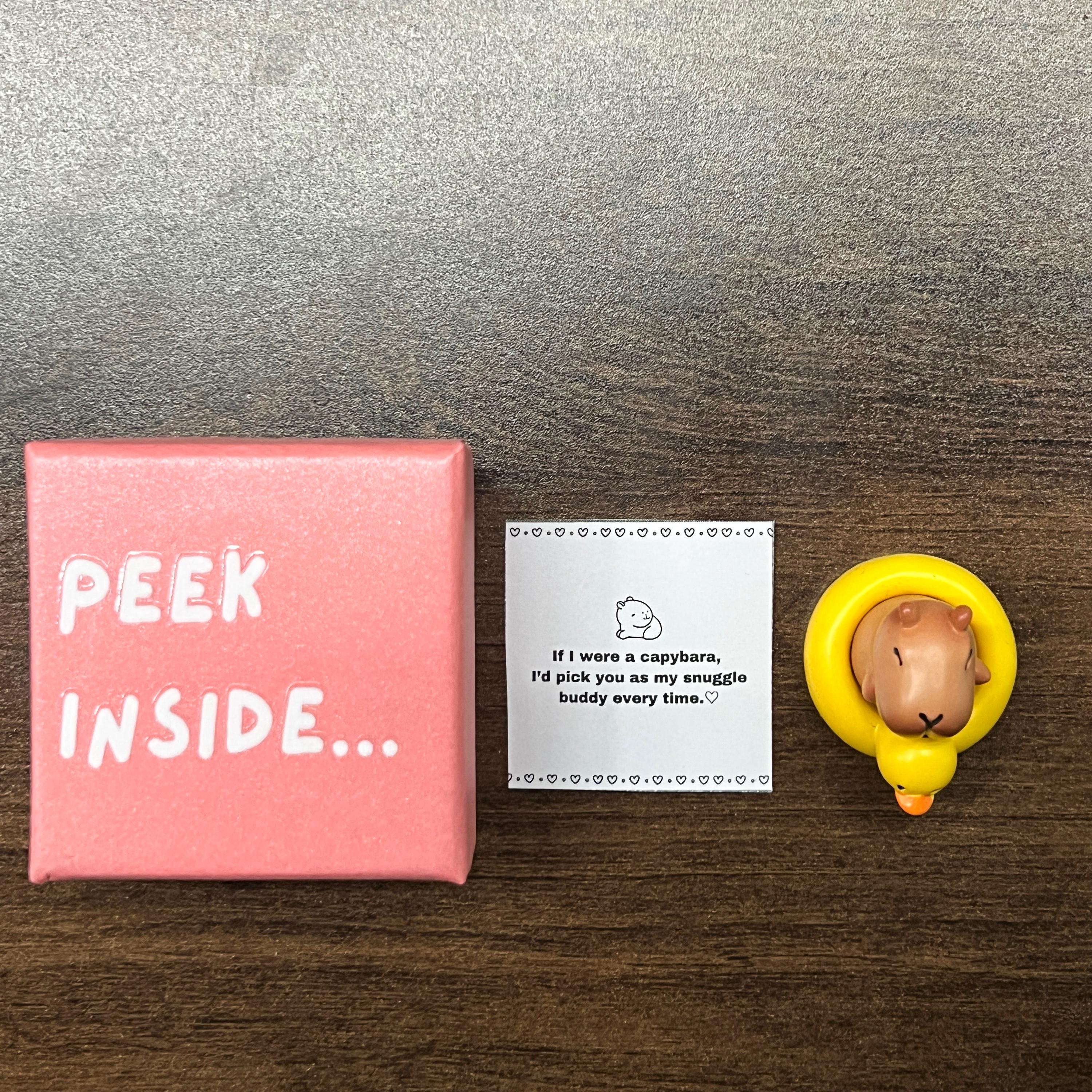 I Love You Gift, Capybara Gift, Gift For Boyfriend, Gift For Girlfriend,Valentine's Day Gift,Capybara Blindbox, Pocket Hug, Friendship gift