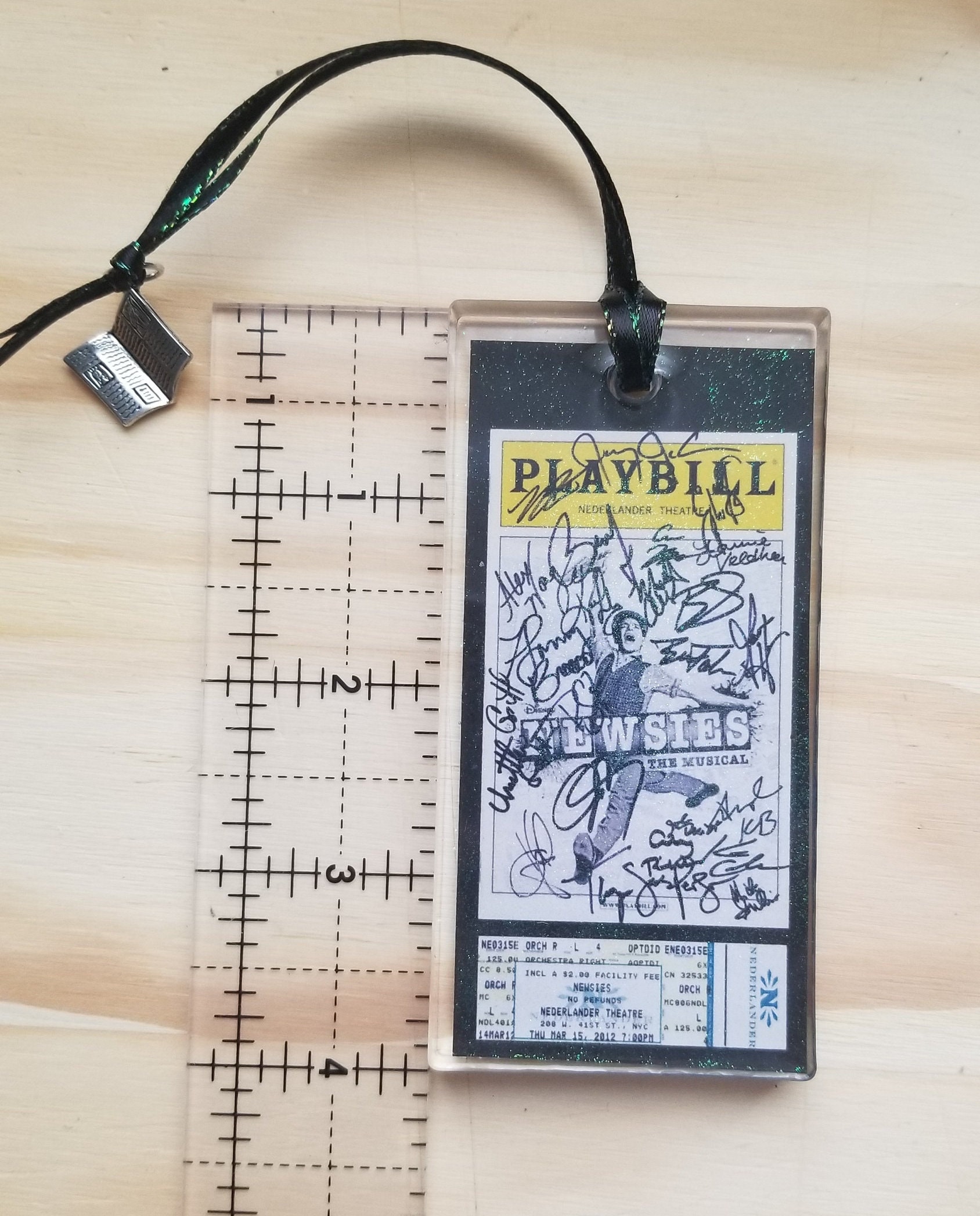 Newsies Broadway Playbill Ornament: Autographed Resin Keepsake