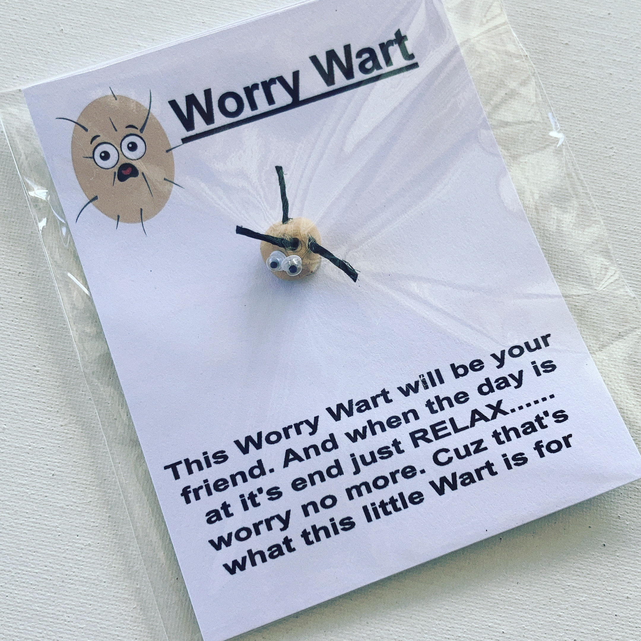 HILLARIOUS gifts, belly button cleaner, pet rock, white elephant, pet cloud, pet cloud WORRY WART, funny gift idea for him her christmas