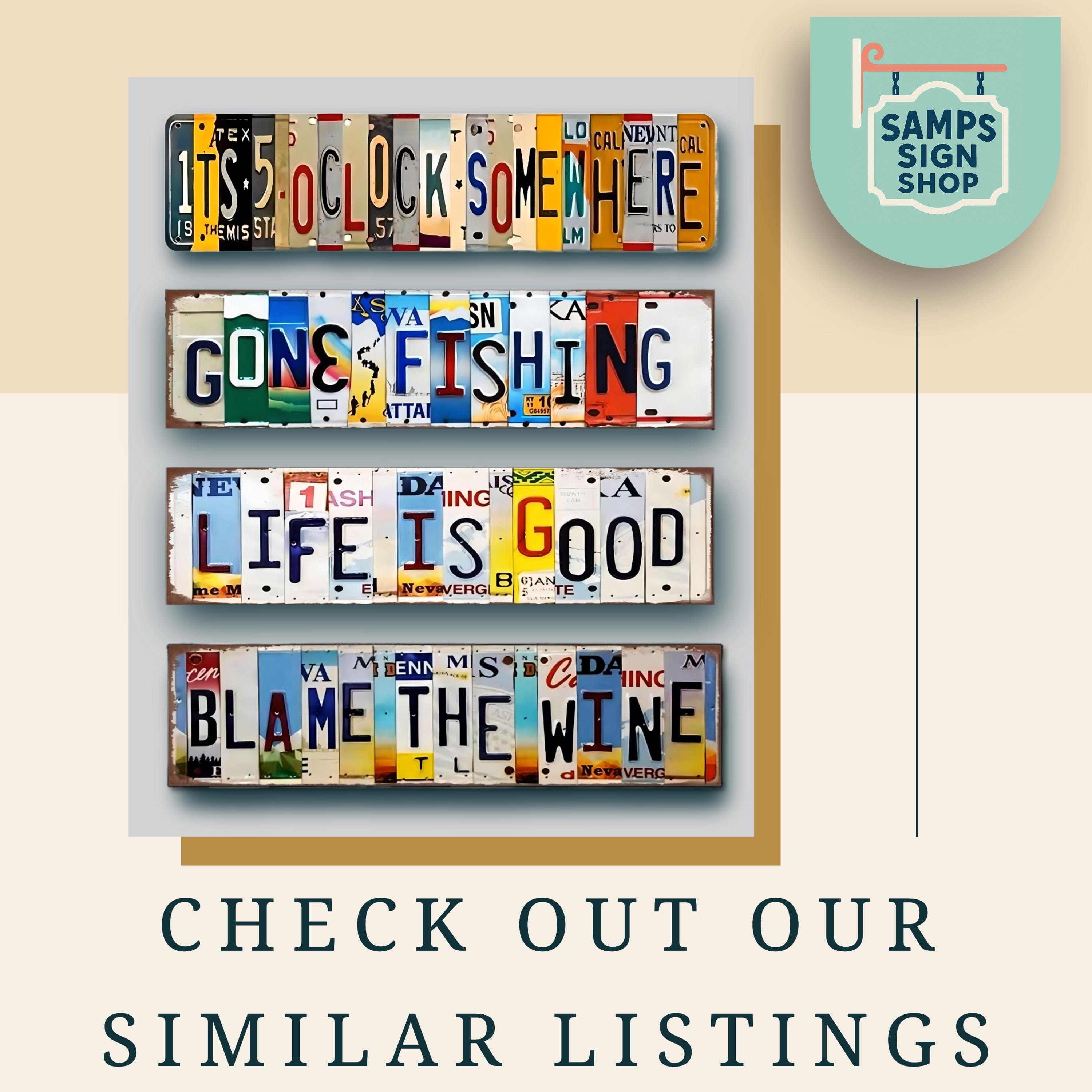 Geaux Tigers License Plate Sign – LSU Tigers Metal Wall Art | Purple and Gold Fan Cave, Dorm Room & Game Day Decor (16×6)