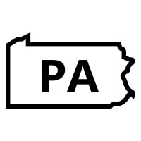Map of PA