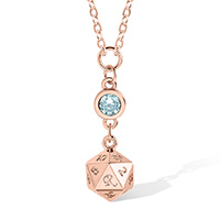 Rose Gold Plated Brass