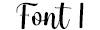 Font 1