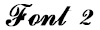 Font 2