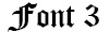 Font 3