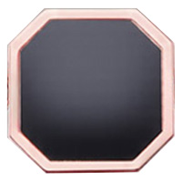 18K Rose Gold Plated Brass