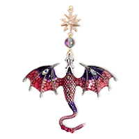 Gold Star Pink Dragon