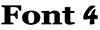 Font 4