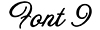 Font 9