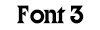 Font 3