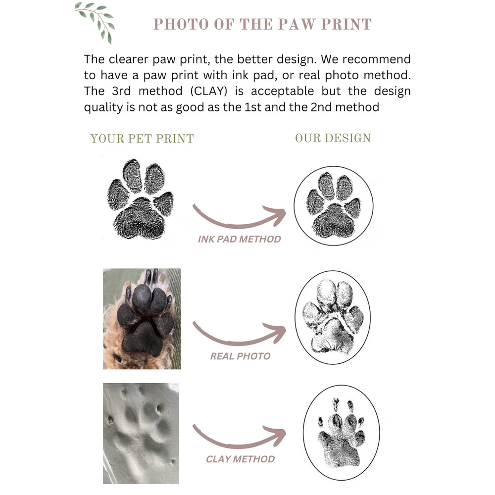 Personalized Paw Print Ring, Gift for Dog Mom/Dad, Custom Pet Memorial Ring, Pet Loss Gifts