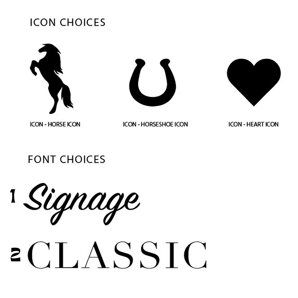 Personalized Stable Sign, Acrylic Durable Stall Name Plate, Horse Door Sign