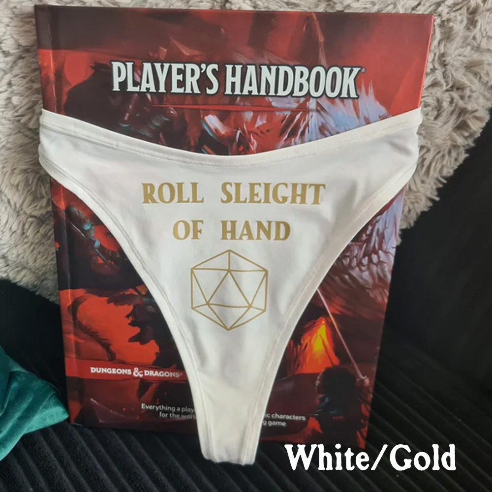 Underwear Roll for Persuasion/Initiative/Sleight of Hand, Funny gift TTRPG