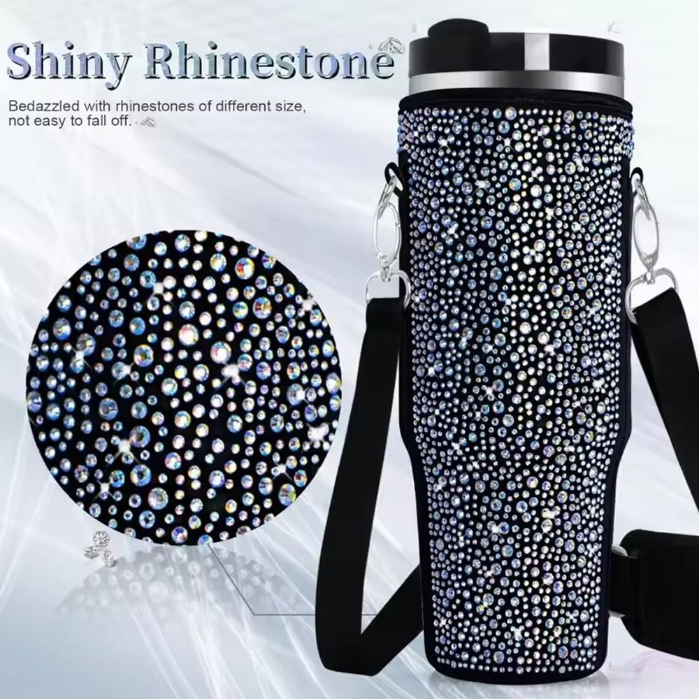 Tumbler Pouch Water Bottle Pouch Water Bottle Carrier Travel Accessory for Stanley Accessories for Hiking Gift Camping Gift for Mom