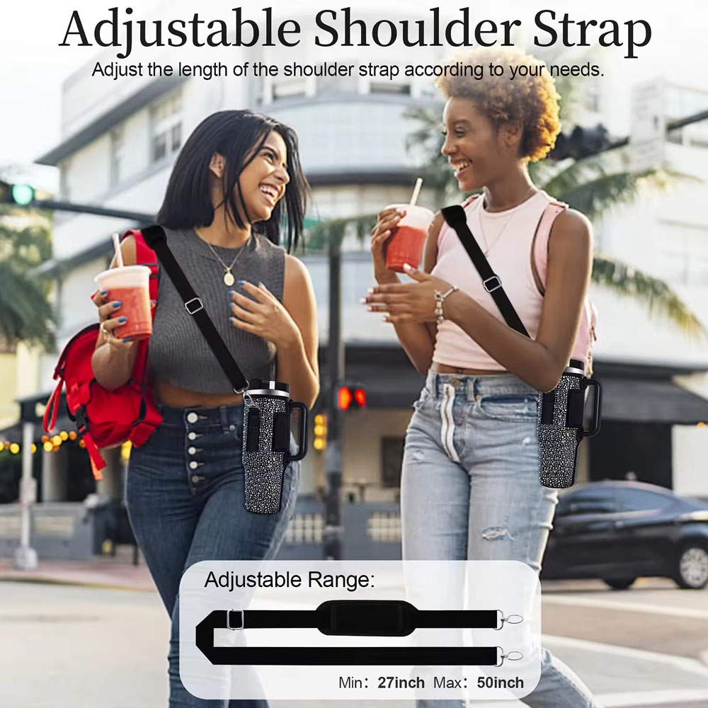 Tumbler Pouch Water Bottle Pouch Water Bottle Carrier Travel Accessory for Stanley Accessories for Hiking Gift Camping Gift for Mom