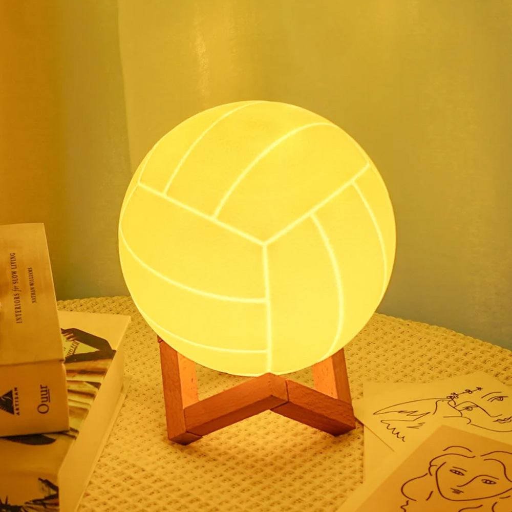 Personalized Volleyball Night Light, Multiple Color Lights Lamp, Graduation Gifts for Kids, Unique Gifts for Him/Her