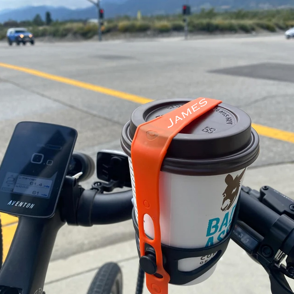 Personalized Name with Bicycle Coffee Holder, Gift for Sport Lovers