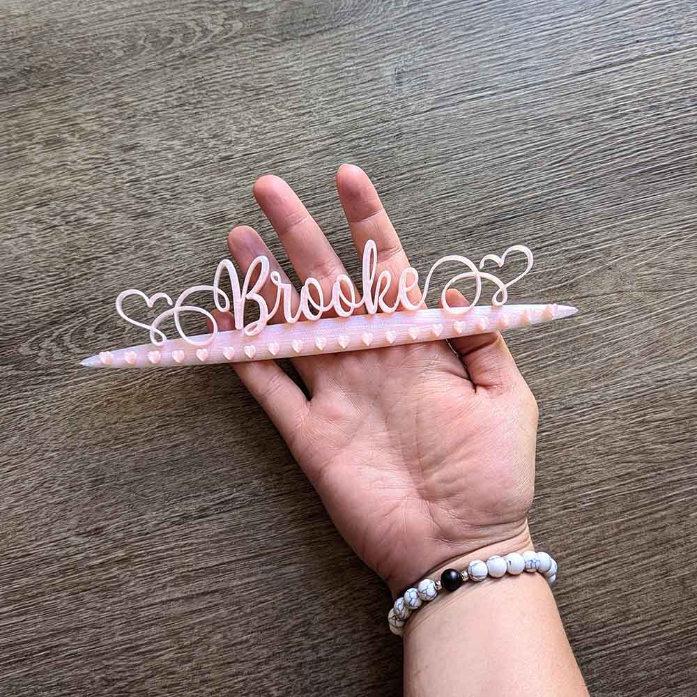Personalized Name Necklace Holder, Custom Jewelry Hanger, Keepsake Jewelry Organizer, Best Friend Gift,  Unique Gift for Her