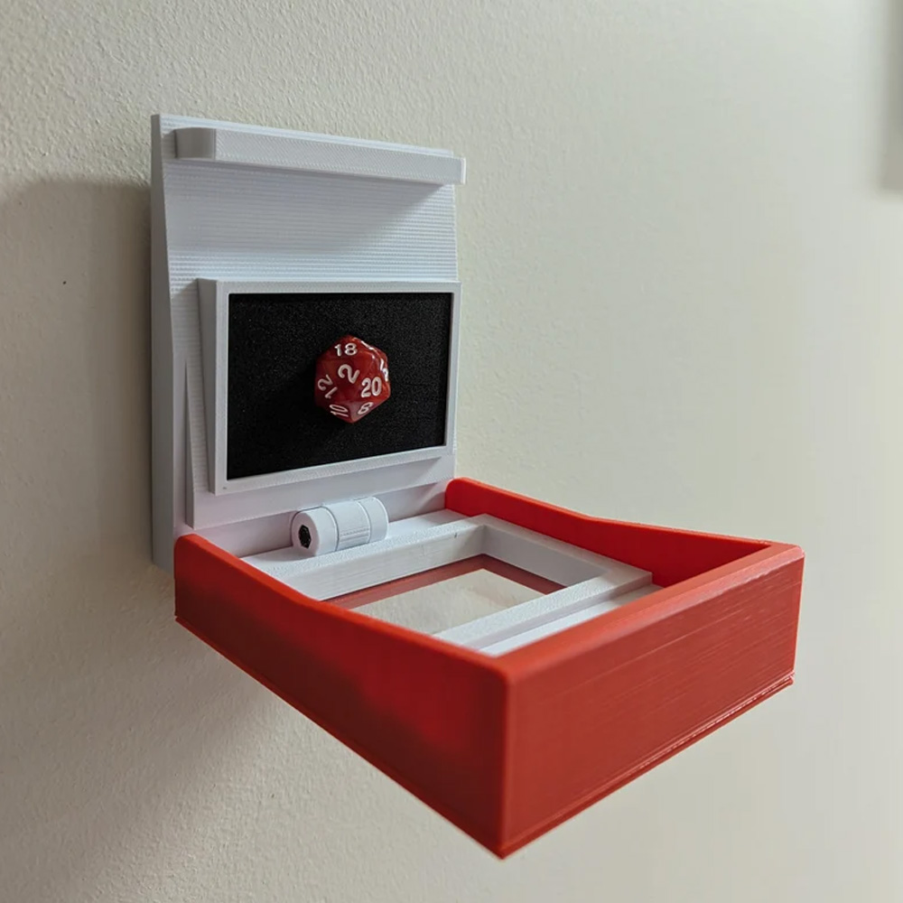 Emergency Initiative Dice, DND Flip Down, D20 Dice Holder, Funny 3D Printed Home and Office Decor