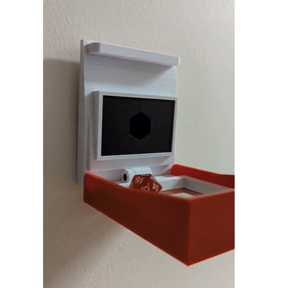 Emergency Initiative Dice, DND Flip Down, D20 Dice Holder, Funny 3D Printed Home and Office Decor