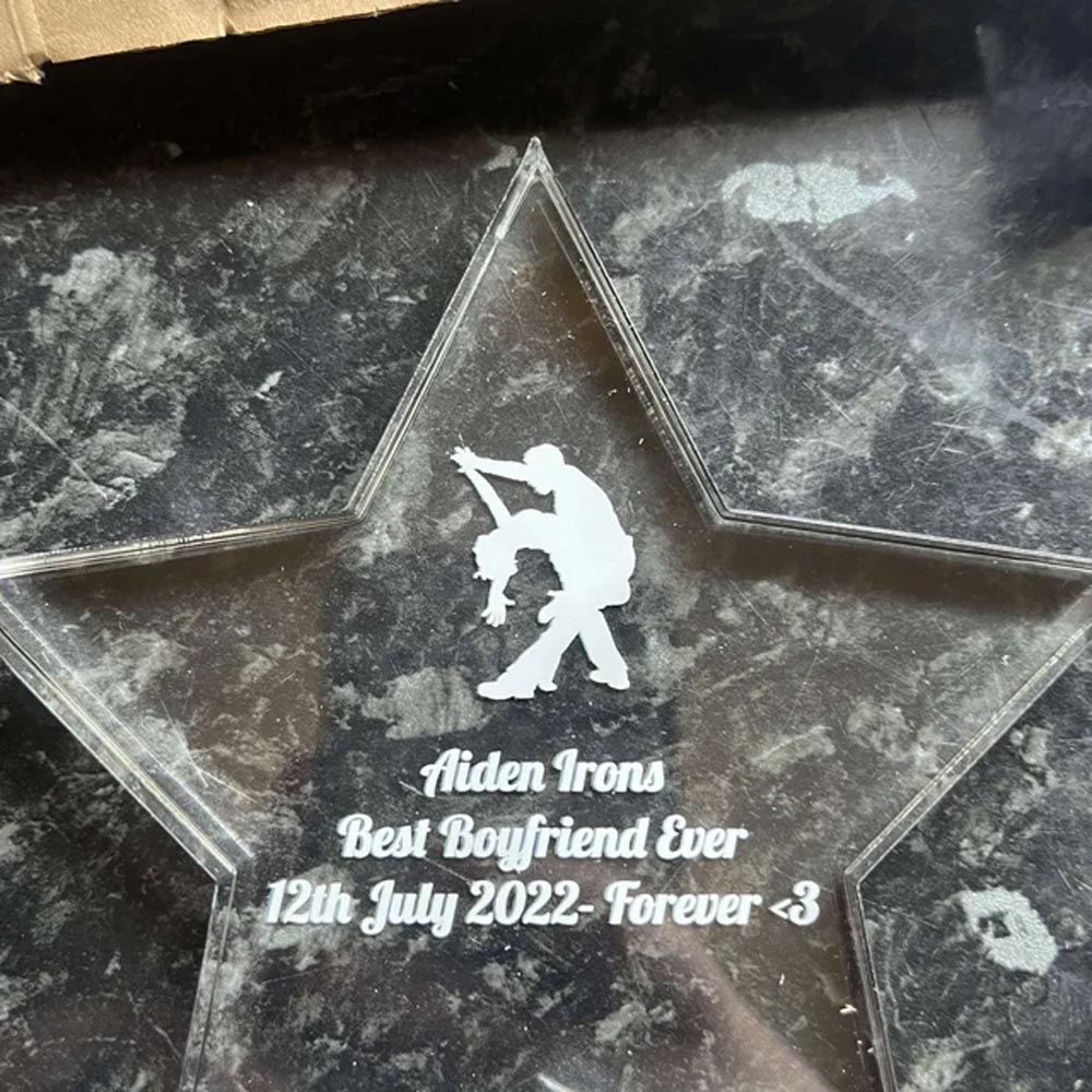 Personalised Glass Award Trophy Award Plaque, Various Trophies and Styles
