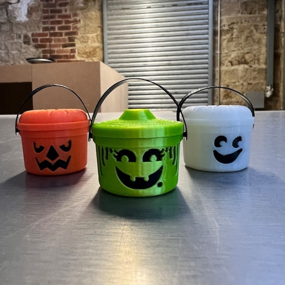 Custom 3D Printed Tumbler Straw Toppers, Ghost Pumpkin Witch Halloween Boo Buckets, Vintage 1986 Halloween Gift