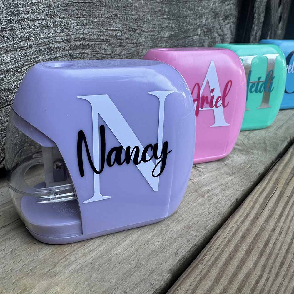 Personalized Electronic Pencil Sharpener, Cute Office Supplies, Desk Accessories, Boss Gift, Teacher Appreciation Gift