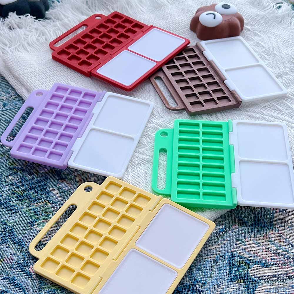 Portable Watercolor Box, Travel Pocket Watercolor Pencils, Art Supplies, Mini Palette, Gifts for Artists, Gifts for Painters