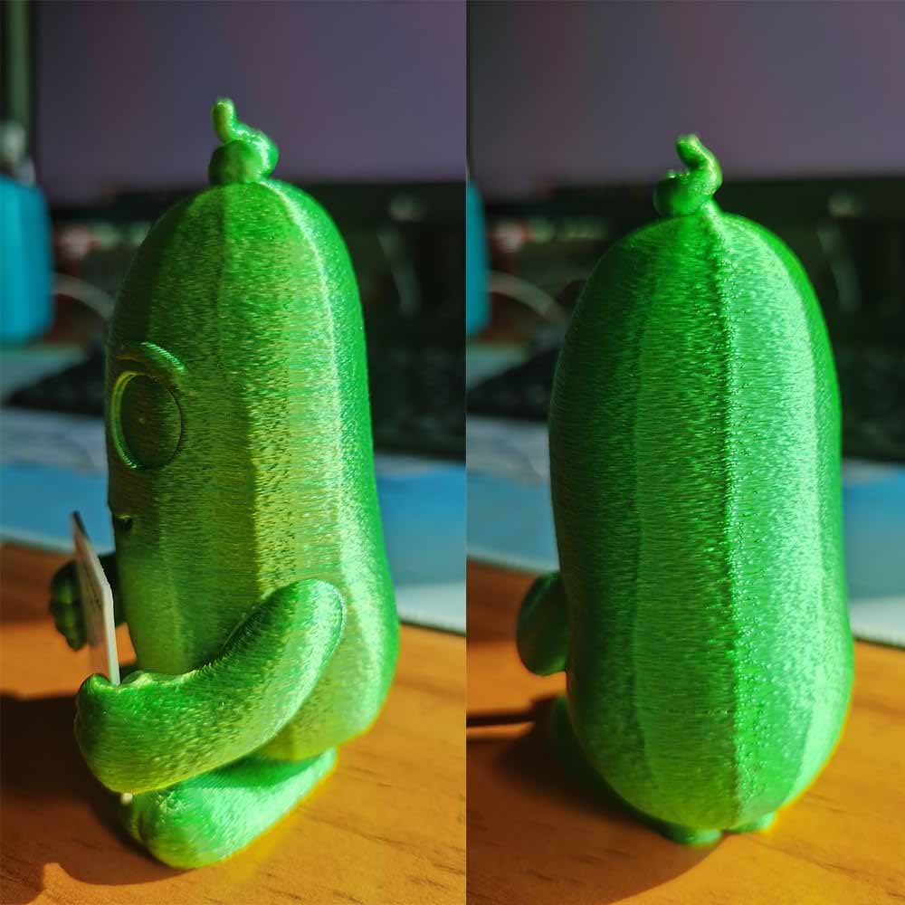 3D Printed Emotional Support Pickle Nuggets Cucumber Ornament, Positive Cute Funny Gifts