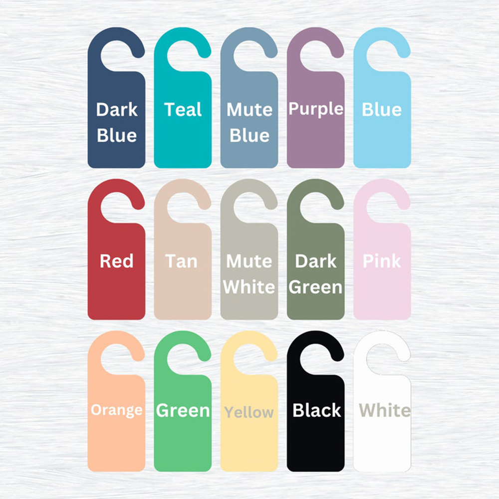 (Set of 2pcs) In Session Door Hanger, Custom Color Professional Office Sign
