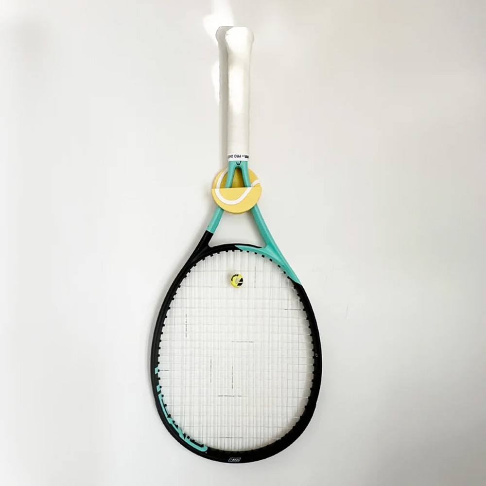 Tennis Racquet Hanger, Racket Organizer, Tennis Racket Hook, Tennis Racket Wall Mount, Tennis Racket Holder, Tennis Racket Display