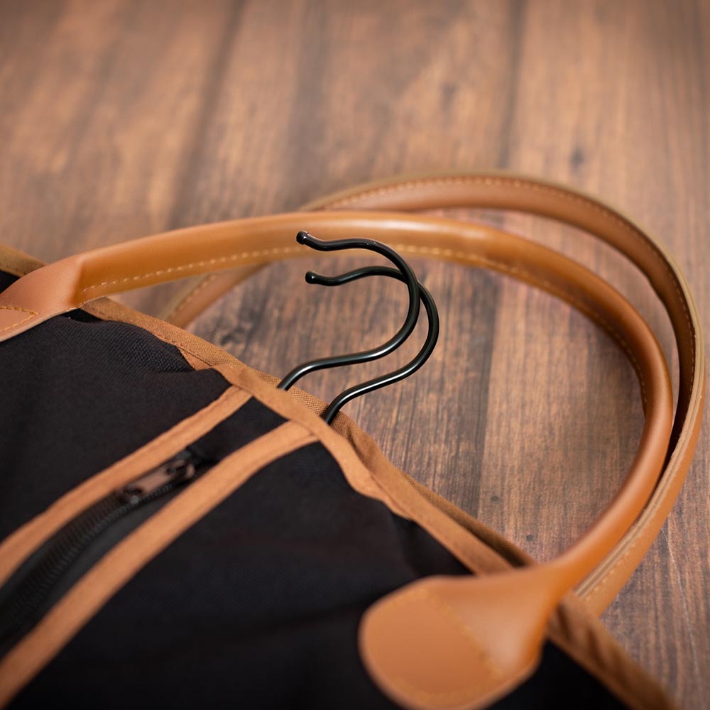 Groomsmen Gift Custom Name Suit Bag, Leather Handle Garment Bag, Gift for Groomsmen, Father of Groom, Canvas Suit Bag, Monogrammed Suit Bag