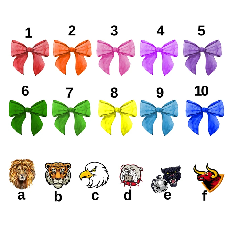 Custom Mascot Bow Shirt, School Spirit T-shirt, Cheer Mascot, Custom High School City Football Team Shirt