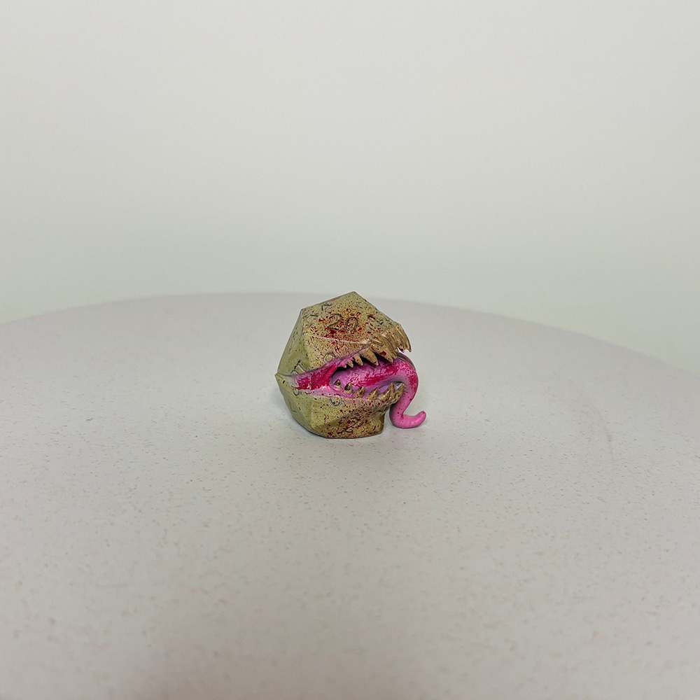 Mimic Dice, Resin Dice, Miniature Model, RPG Role Playing Game Gift