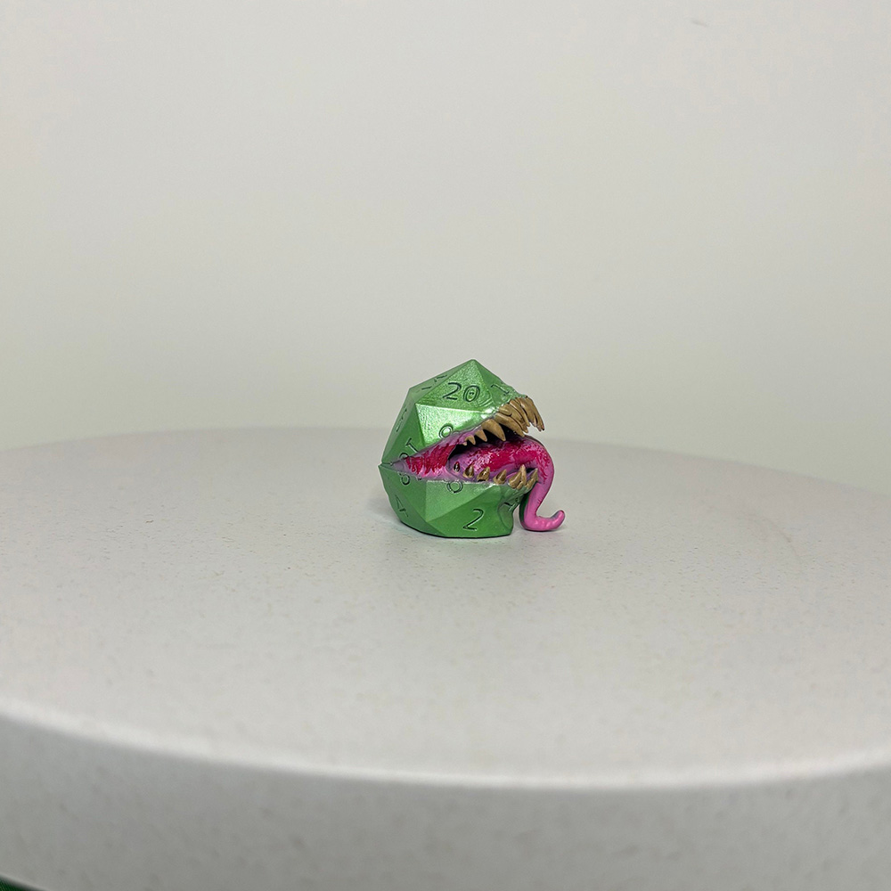 Mimic Dice, Resin Dice, Miniature Model, RPG Role Playing Game Gift
