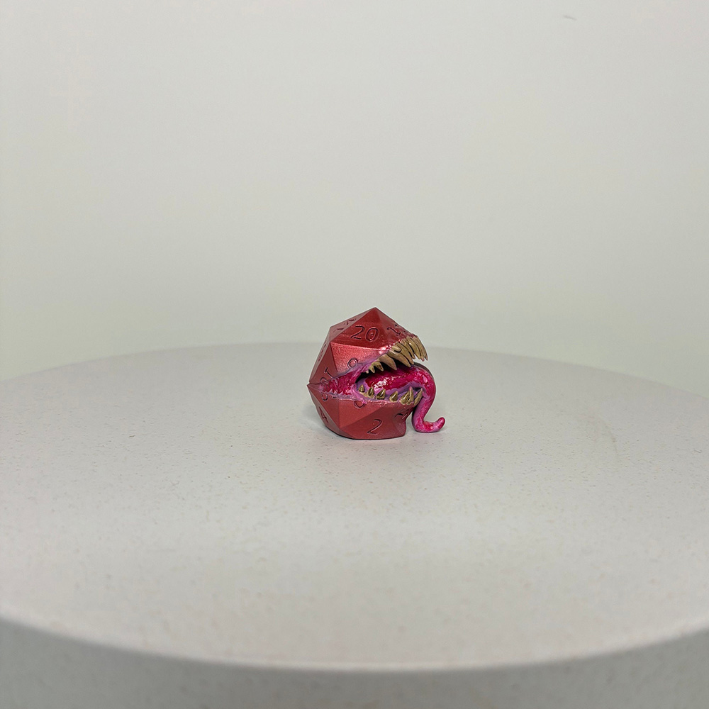 Mimic Dice, Resin Dice, Miniature Model, RPG Role Playing Game Gift