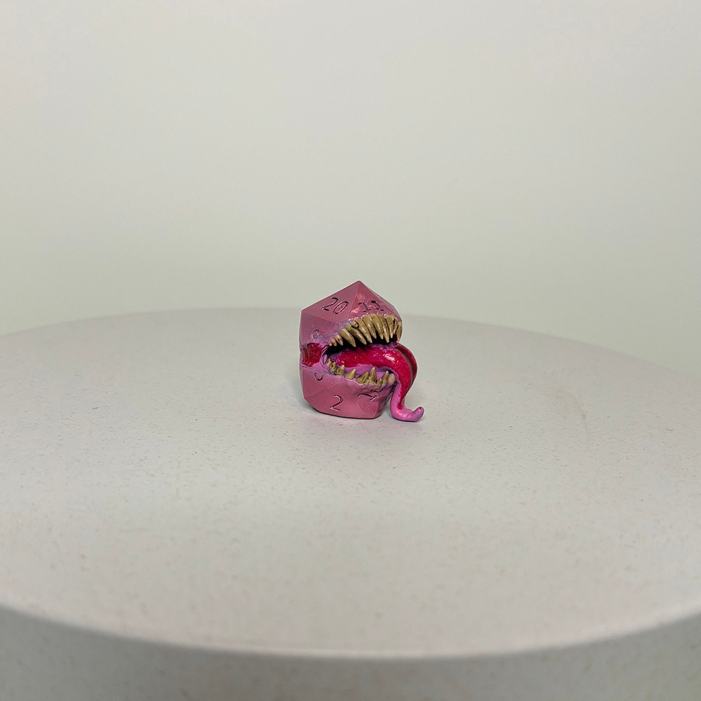 Mimic Dice, Resin Dice, Miniature Model, RPG Role Playing Game Gift