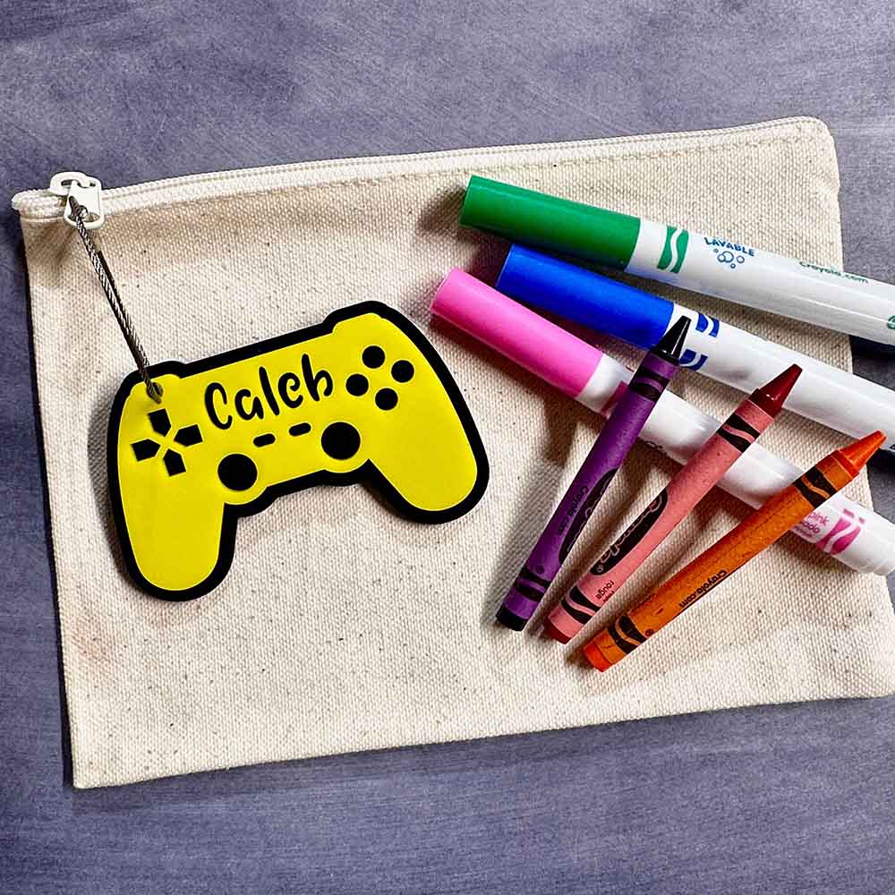 Custom Game Controller Kids Keychains, Personalized Keychains, Name Tag, Backpack Tag, Diaper Bag Tag, Custom Name Keychain, Backpack Keychain, Luggage Tag