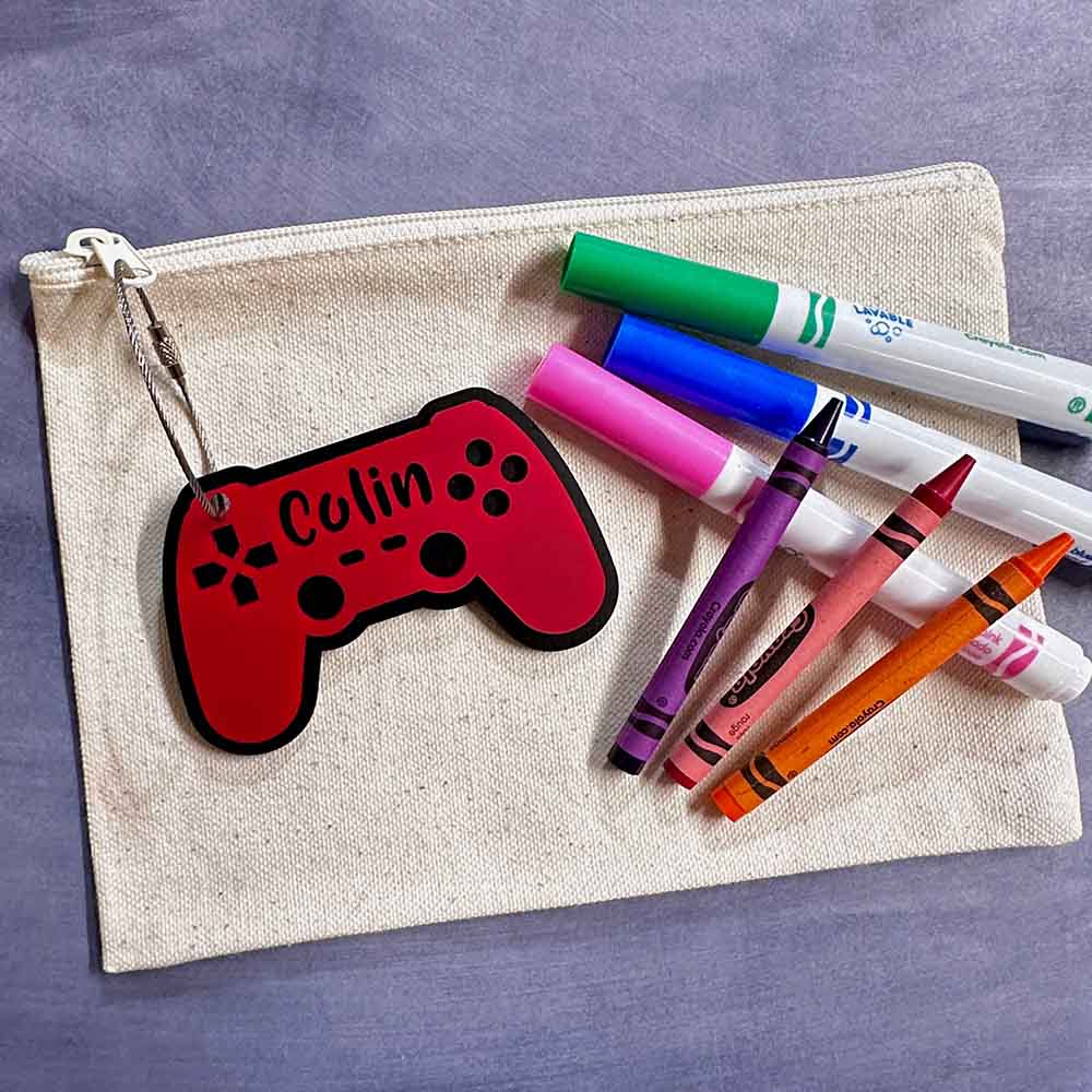 Custom Game Controller Kids Keychains, Personalized Keychains, Name Tag, Backpack Tag, Diaper Bag Tag, Custom Name Keychain, Backpack Keychain, Luggage Tag
