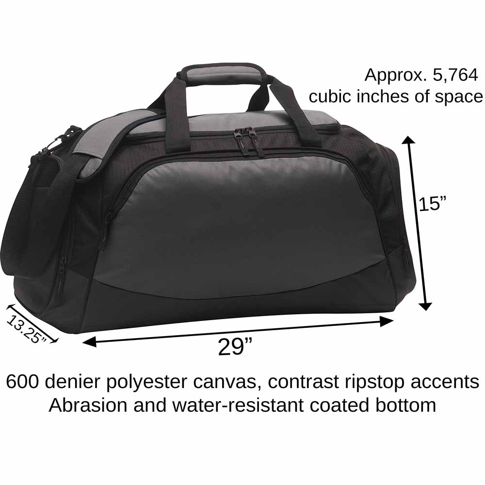 Custom Football Duffle Bag, Personalized Sports Gym Equipment, Team Gifts, Travel Gear