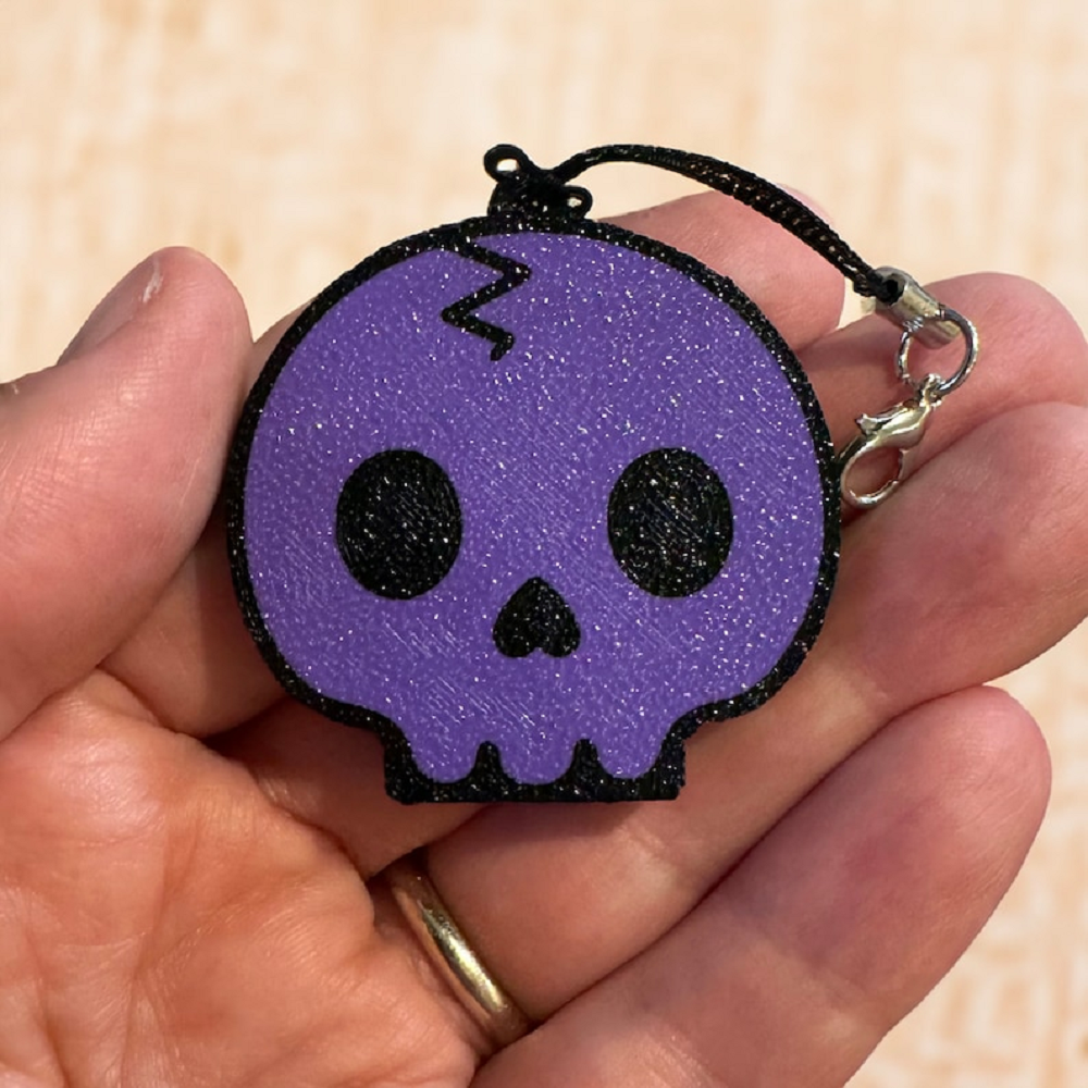 Spooky Skull Cute Soda Can Tab Opener With Keychain Strap, Unique Accessibility Halloween Trick Or Treat Toy Swag, Fall Lovers Present Gift