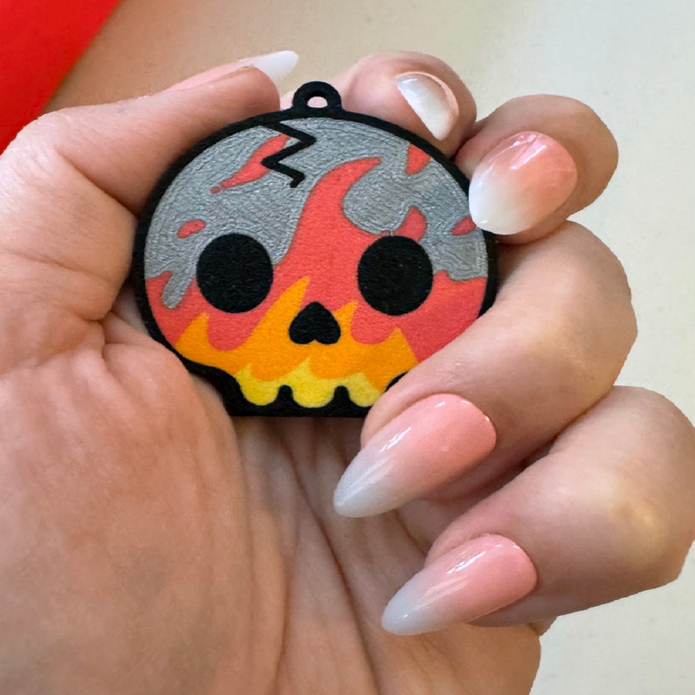 Spooky Skull Cute Soda Can Tab Opener With Keychain Strap, Unique Accessibility Halloween Trick Or Treat Toy Swag, Fall Lovers Present Gift