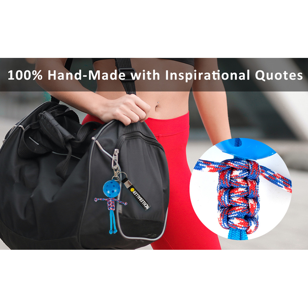 Personalized Pickleball Handmade Keychains for Bags, Pickleball Accessories Ornament for Man Woman, Unique Gifts for Sports Lovers/Pickleball Trainer