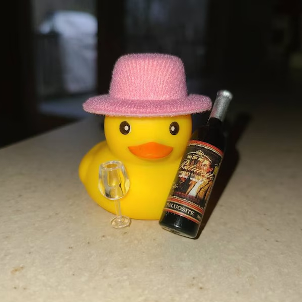 Personalized Mini Plastic Rubber Duck, Jeep Ducks for Ducking, Pink Cruise Ducks, Car Dashboard/Rear View Mirror Accessories Decor, Gifts for Woman Man